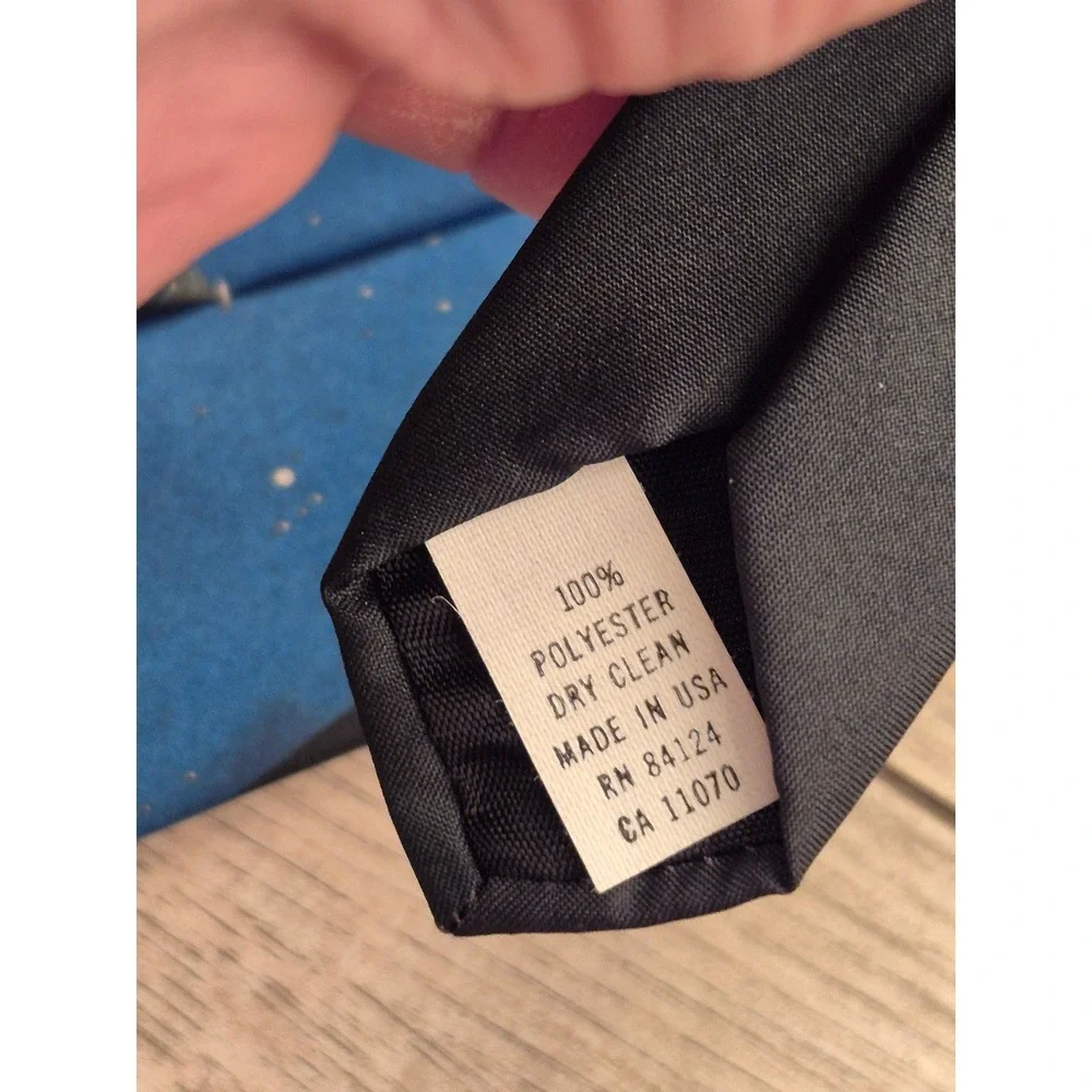 WallyWear Star Wars Mens Tie Blue Black Character Collage Darth Vader Luke VTG